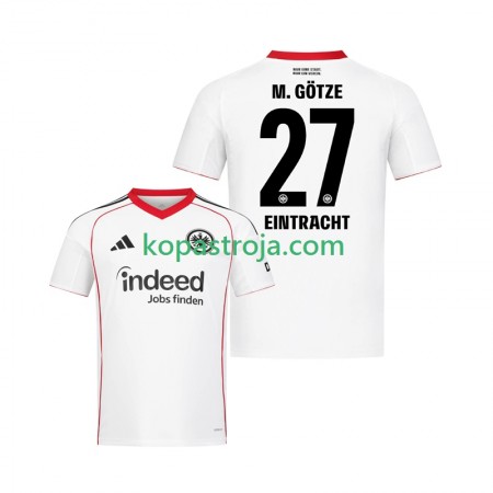 Billiga Fotbollströjor Eintracht Frankfurt Mario Gotze 27 Borta tröja 2025/26 Kortärmad